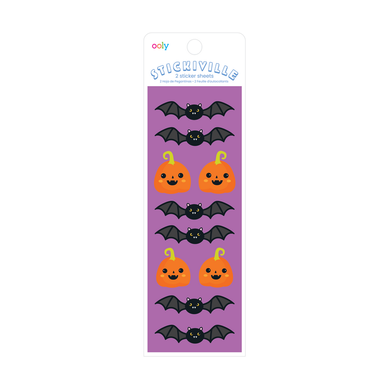 Stickiville Bats and Jacks Stickers - Holographic