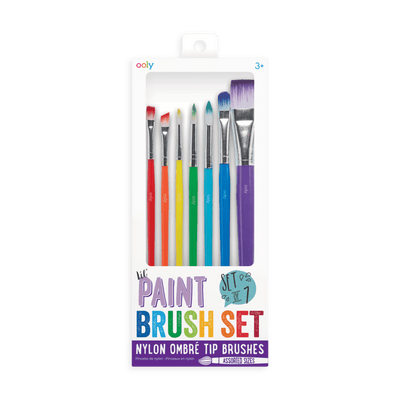 Lil' Paint Brush Set- Set of 7