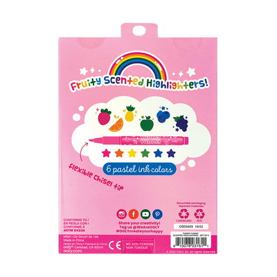 Yummy Yummy Scented Highlighters - Set of 6
