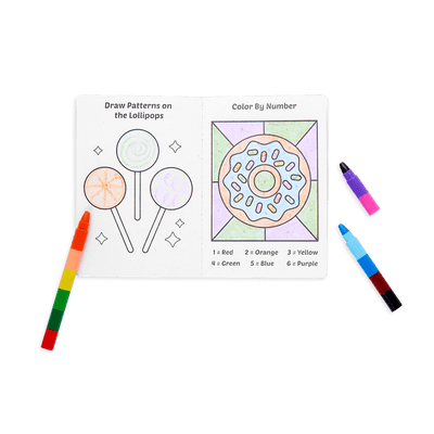 Mini Traveler Coloring &amp; Activity Kit - Sugar Joy