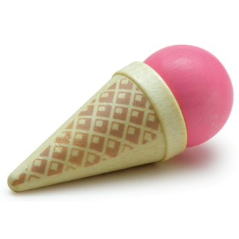 Ice Cream Cone Pink Pretend Food
