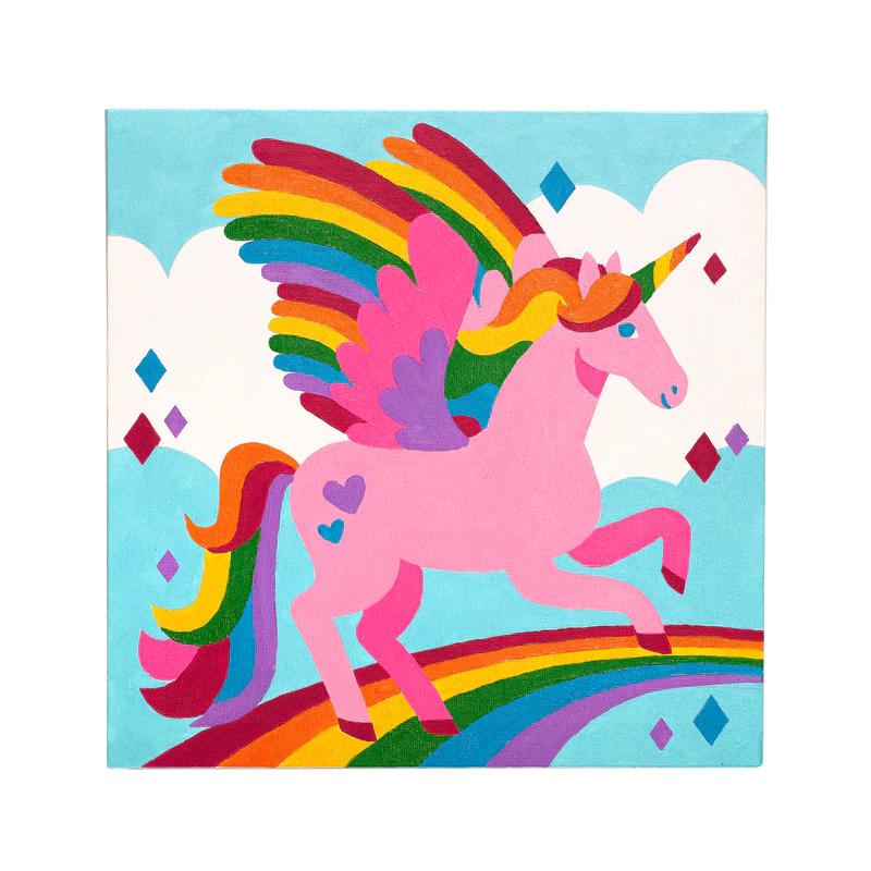 Colorific Canvas Paint by Number Kit - Magic Unicorn
