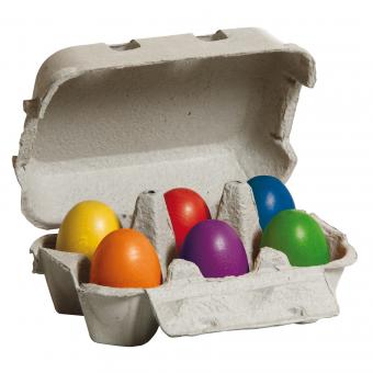 Colored Eggs - Wooden Play Food