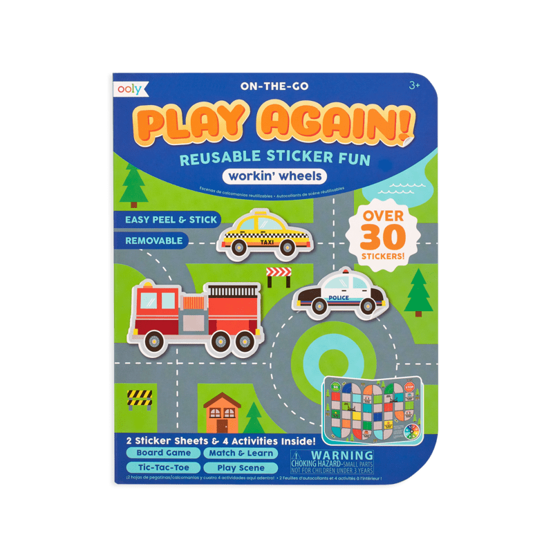 Play Again! Mini On-the-Go Activity Kit - Working Wheels