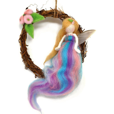 Summer Fairy Wreath Needle Felting Craft Kit