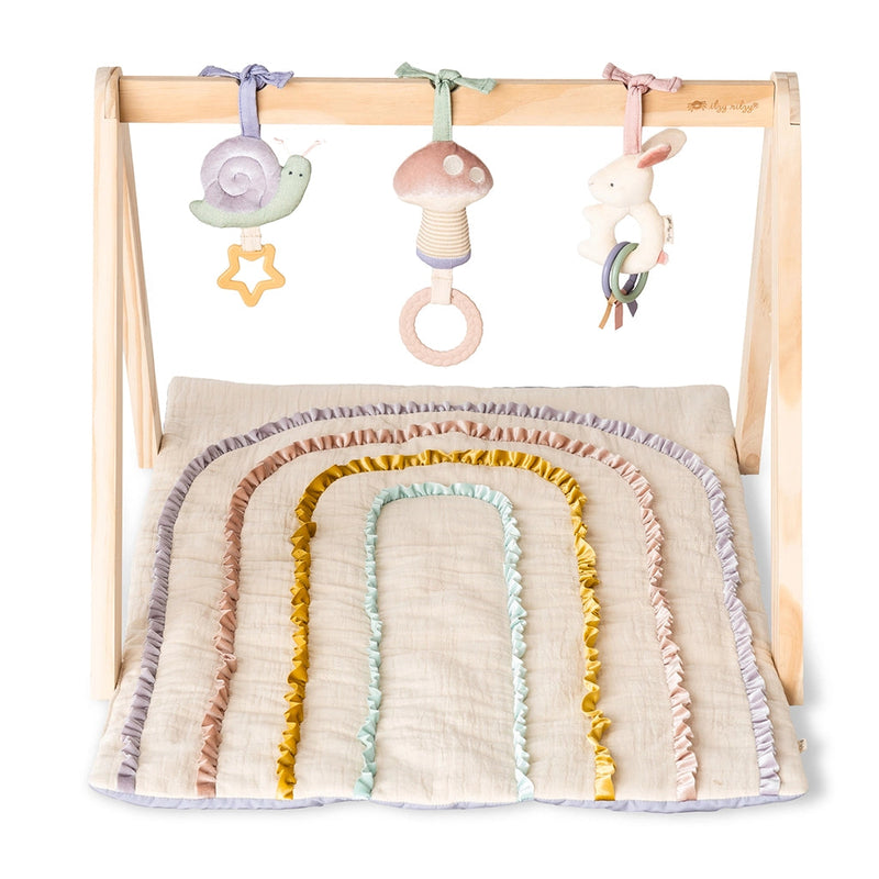 Bitzy Bespoke Ritzy Activity Gym™ Wooden Gym Pastel