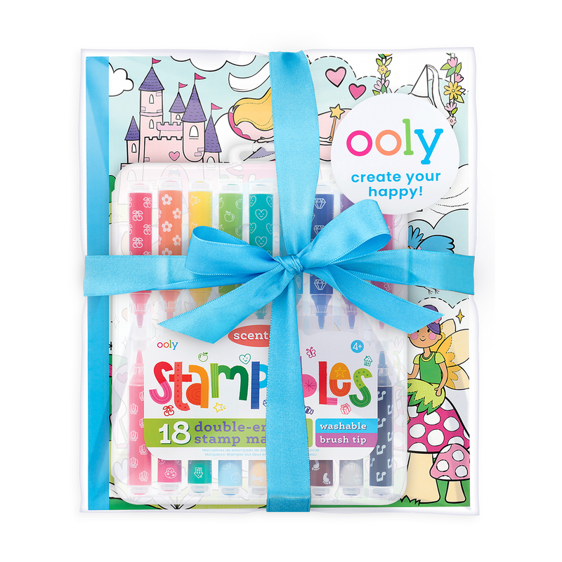 Princess & Fairies Stampable Coloring Giftables Pack