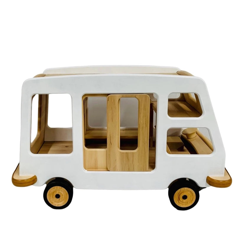 Camper Van, White – Flying Pig Toys