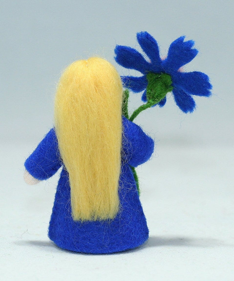 Cornflower Fairy, Holding Flower