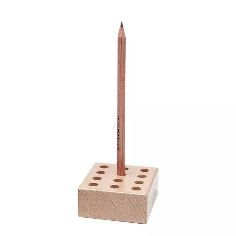 Wooden Pencil Holder for 12 Regular Pencils