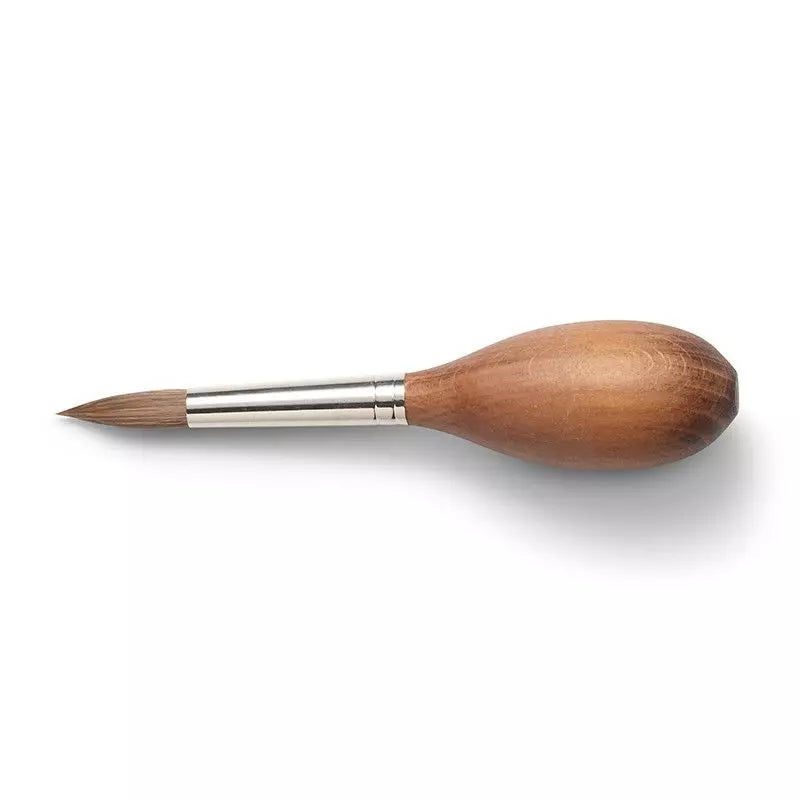 Paint Brush Synthetic Cow Hair Round 