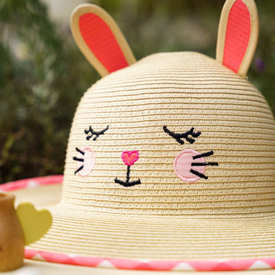 Kids Straw Hat – Bunny