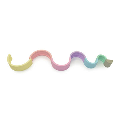 Pastel Silicone Rainbow, 7 piece