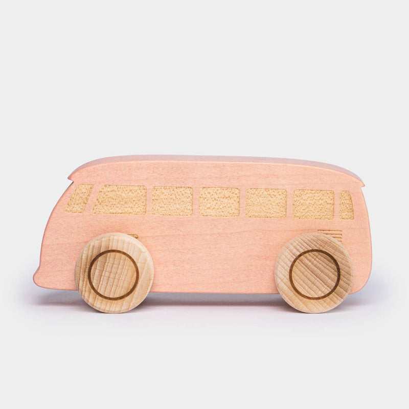 Wooden Bus • Pink