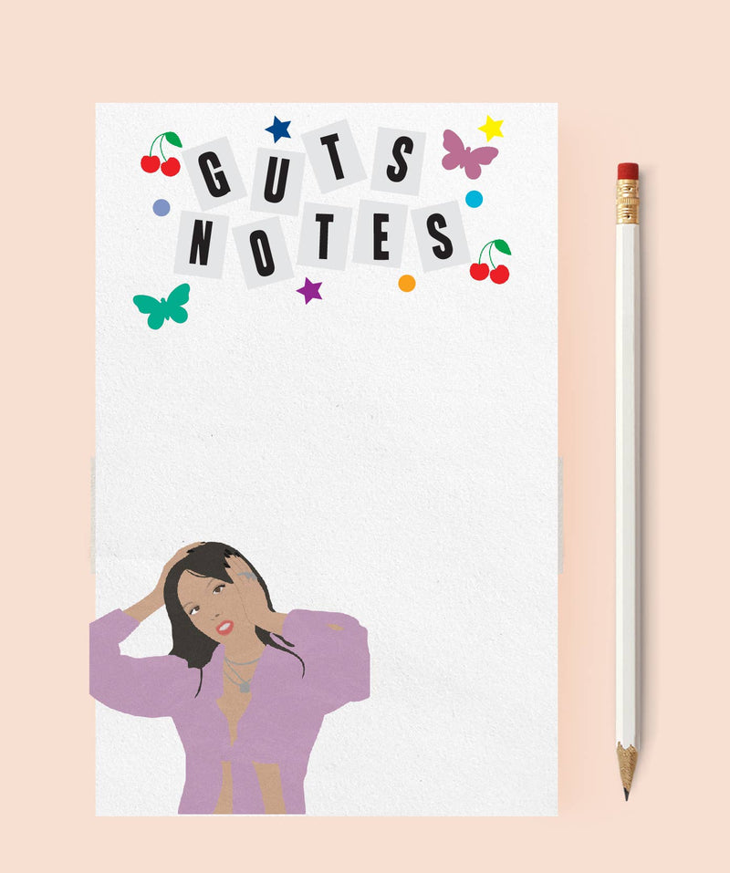 Olivia GUTS Notepad (Olivia Rodrigo)