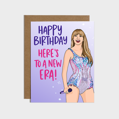 Here's To A New Era Birthday Card - Taylor Swift