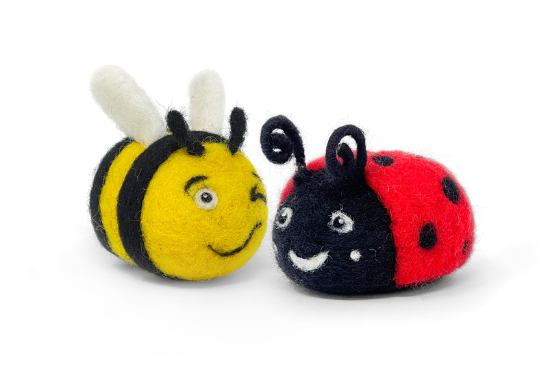 Beastie Buddies Bee & Ladybug Needle Felting Craft Kit