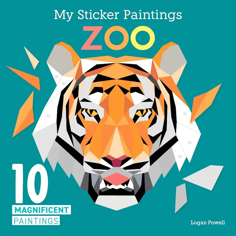 Activity Book - My Sticker Paintings: Zoo