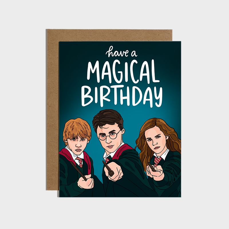 Have a Magical Birthday Card - Harry Potter