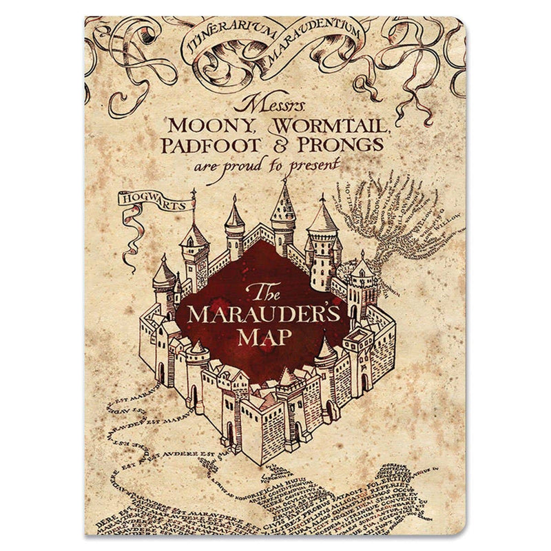 Harry Potter Marauders Map Softcover Journal