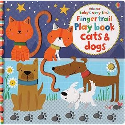 Baby's Very First Fingertrail Playbook Cats & Dogs