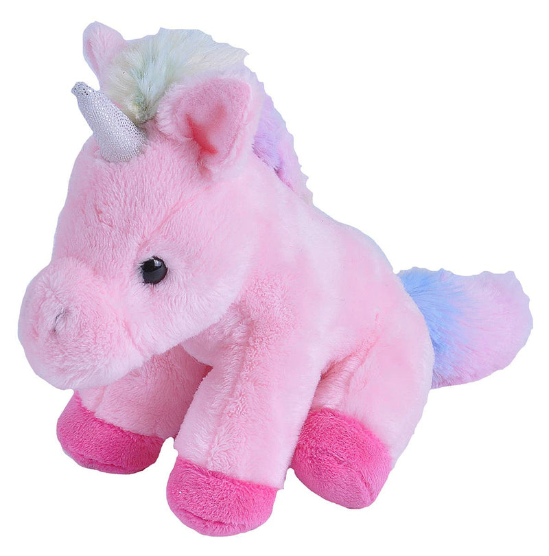 Pocketkins Pink Unicorn Stuffed Animal 5"