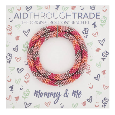 Mommy & Me Roll-On® Bracelets - Grapefruit
