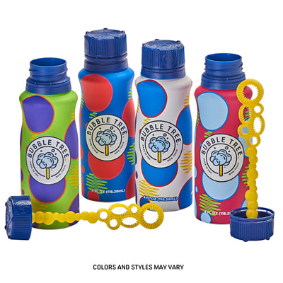 6 Pack Aluminum Bubble Bottles with Wands