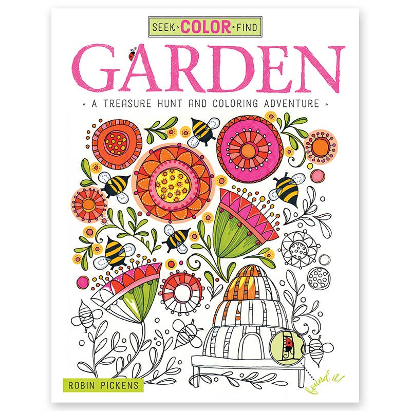 Coloring Book - Seek & Find Garden