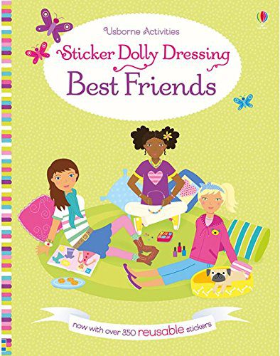 Sticker Dolly Dressing Best Friends (Reusable)