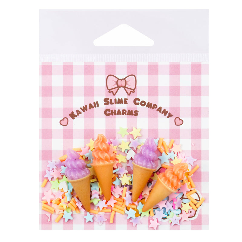 Pastel Sherbet Slime Toppings Charm Bag Ice cream