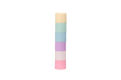 6 Pastel Stacking Cups