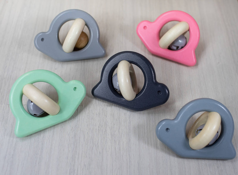 Swine Rattle Snail Rattle – Flying Pig Toys