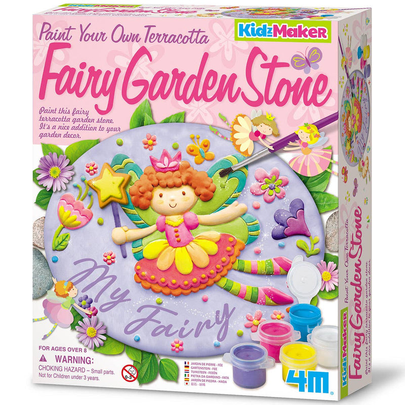 4M Paint Your Own Fairy Garden Stone-Arts & Crafts