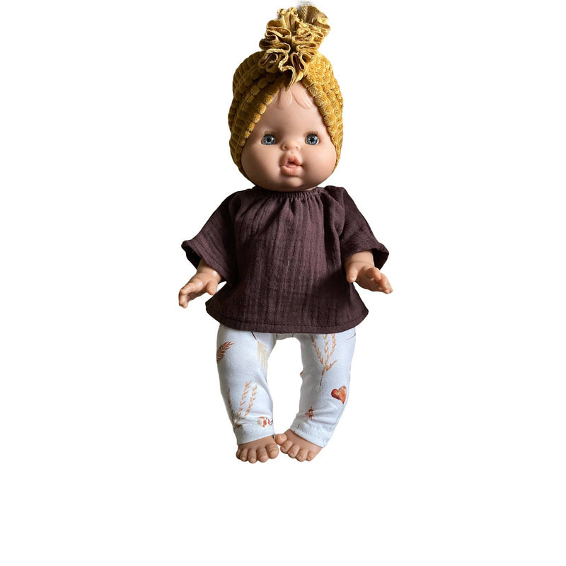 Shirt for Dolls, Brown