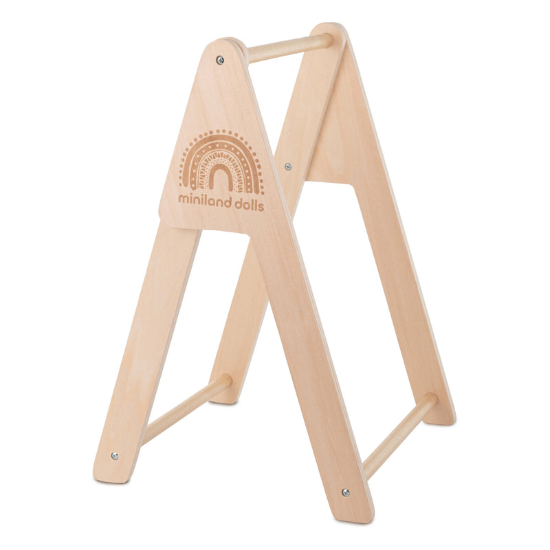 Miniland Dolls Wooden Clothes Rack