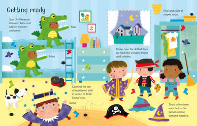 Wipe-Clean Halloween Activity