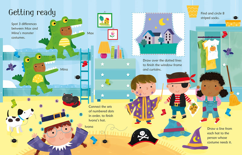Wipe-Clean Halloween Activity