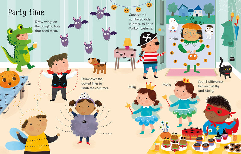 Wipe-Clean Halloween Activity