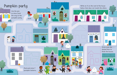Wipe-Clean Halloween Activity