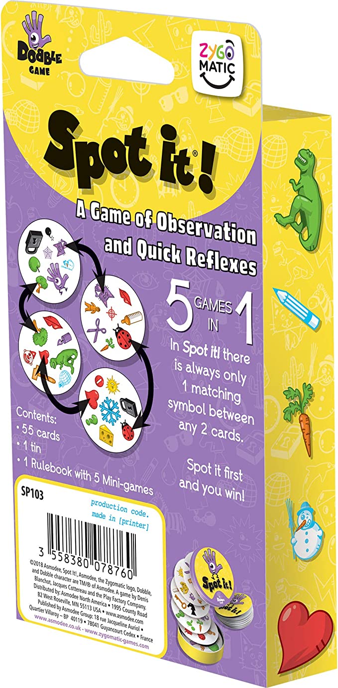 Spot It! Classic Card Game (Eco-Friendly Packaging)
