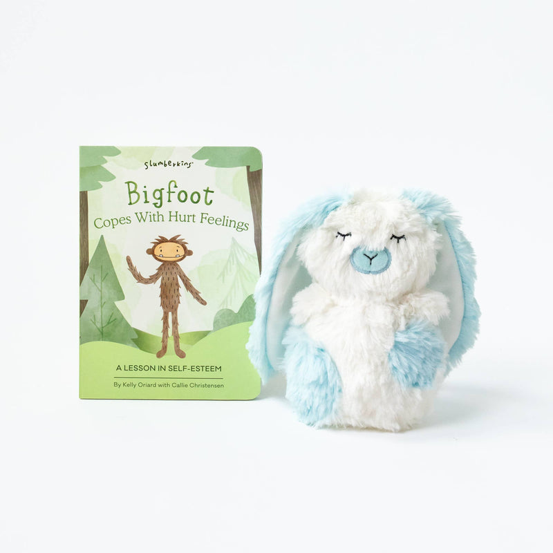 Sky Blue Bunny Mini & Bigfoot Lesson Book- Self Esteem