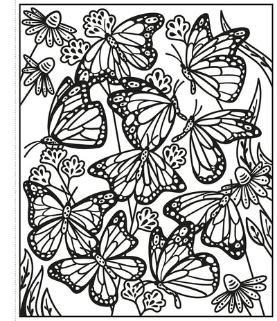 Butterflies Magic Painting Book