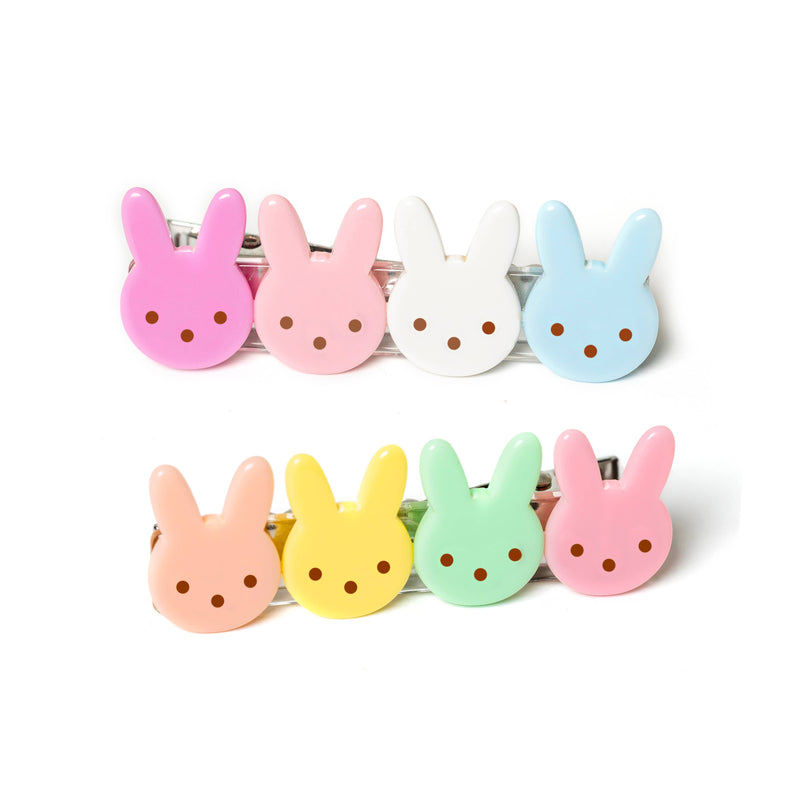 Pastel Bunny Alligator Clips