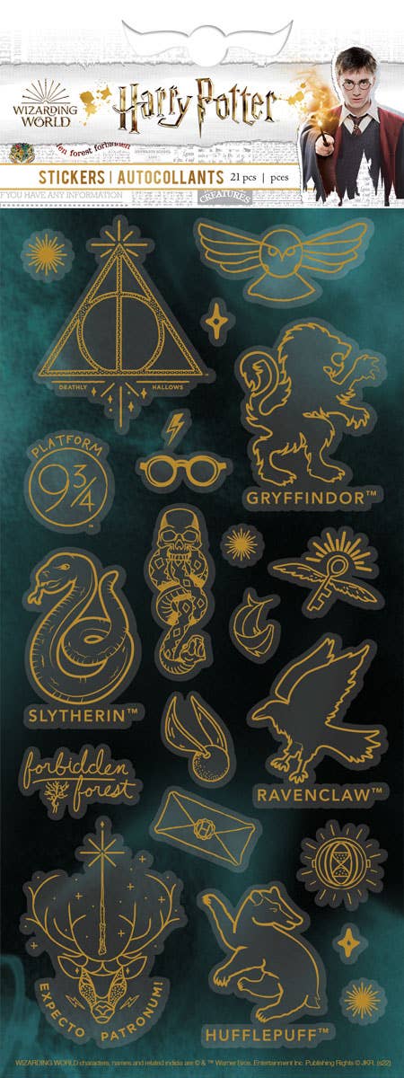Harry Potter Stickers - Signs & Symbols Enamel Sticker