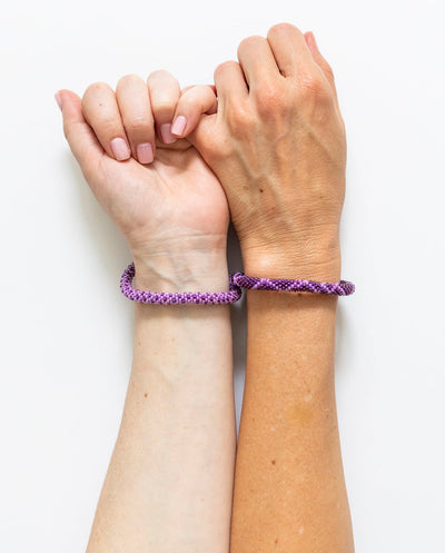 Amethyst Roll-On® Friendship Bracelets