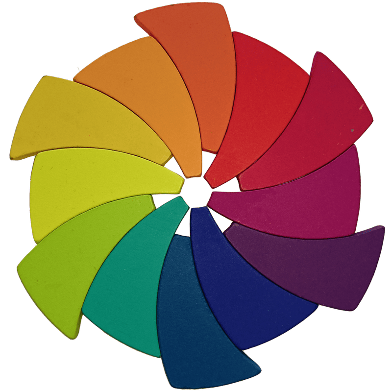 Wooden Color Wheel