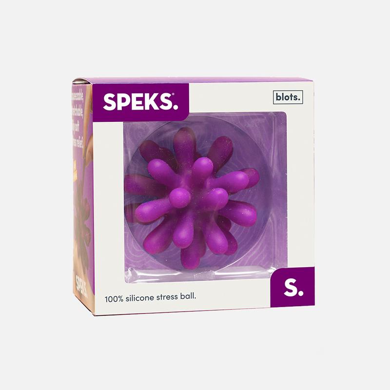 Blots Silicone Stress Balls - Purple Splatter