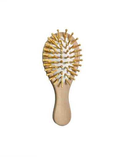 Natural Wooden Doll Hairbrush