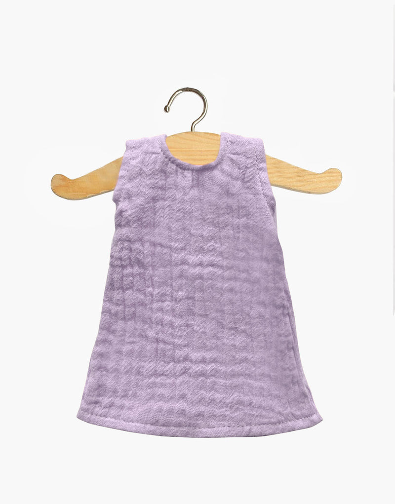 Amigas - Iva Dress in Lilac Double Gauze Cotton